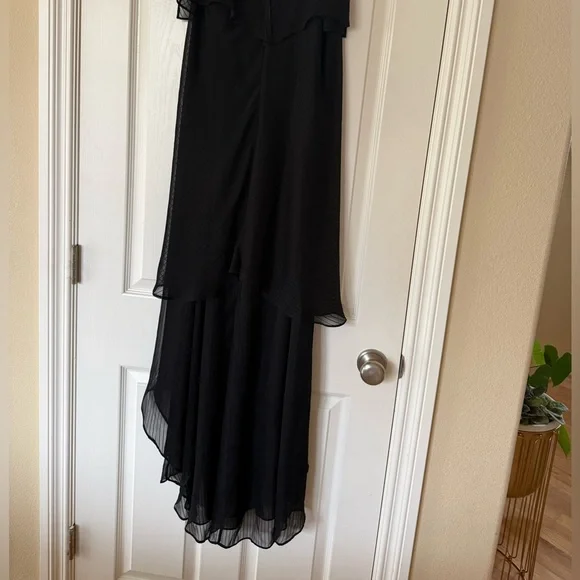Saks Fifth Avenue Black High Low Dress